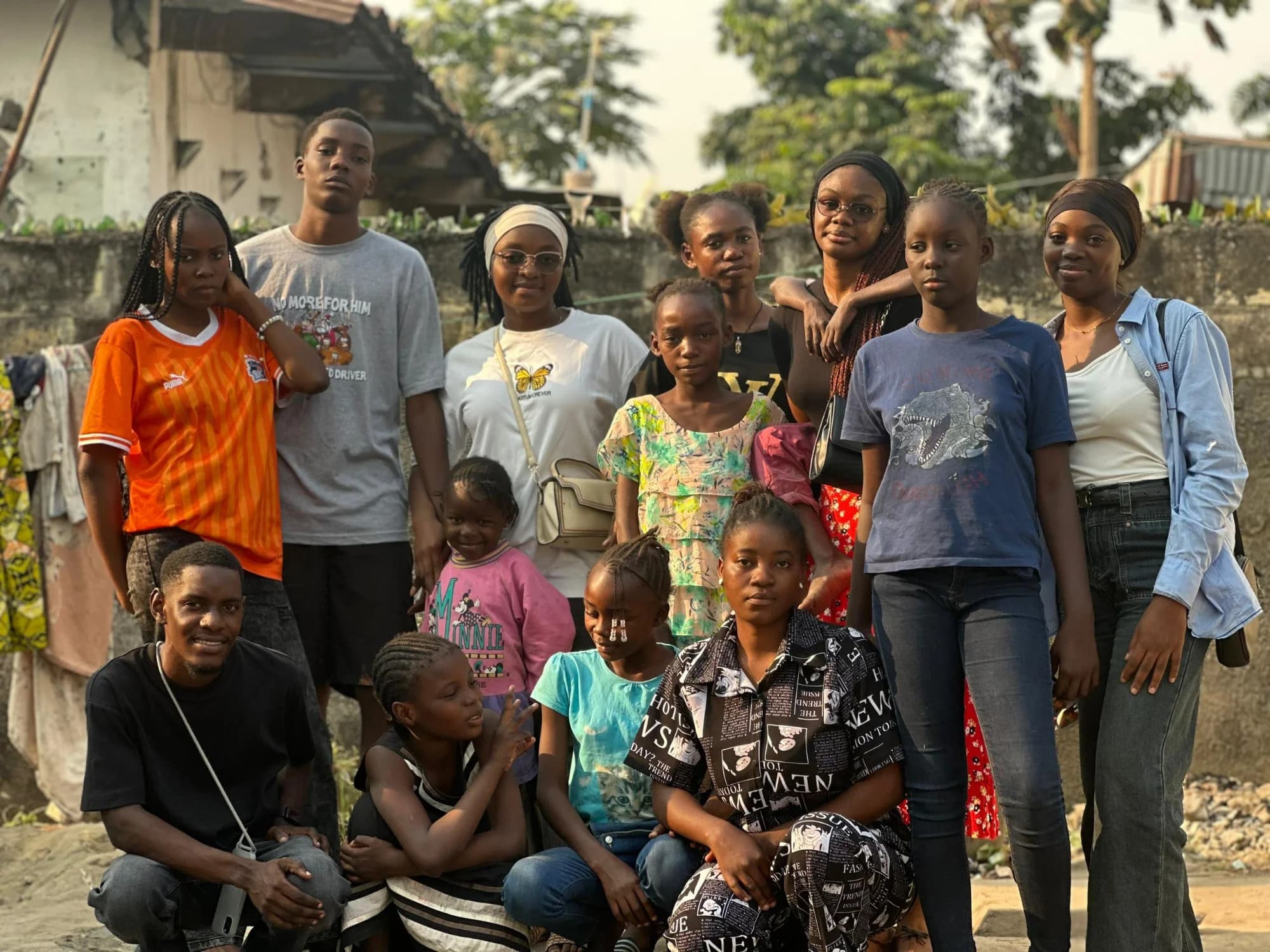 Photo 3 : Visite à l'orphelinat Cœur Immaculé de Marie