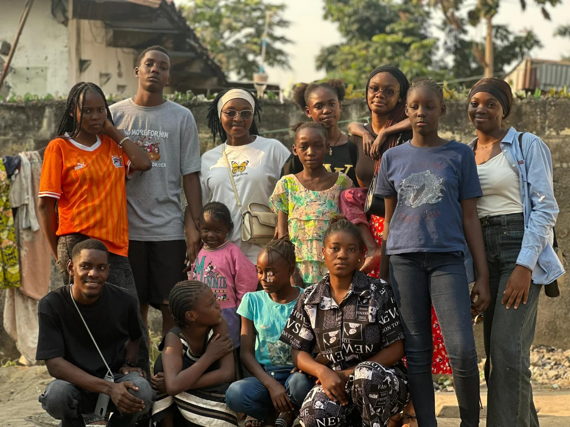 Photo 4 : Visite à l'orphelinat Cœur Immaculé de Marie