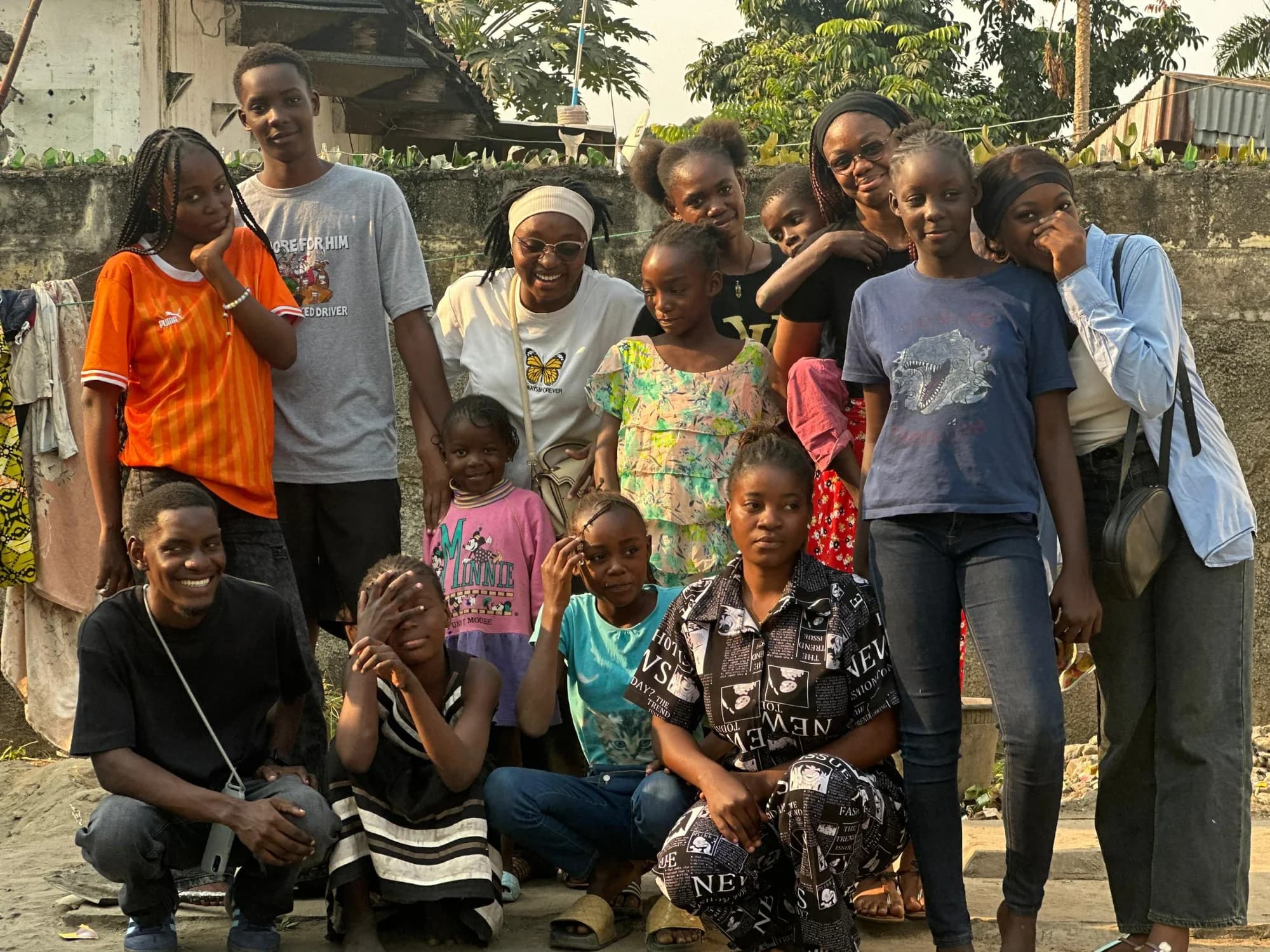 Photo 5 : Visite à l'orphelinat Cœur Immaculé de Marie
