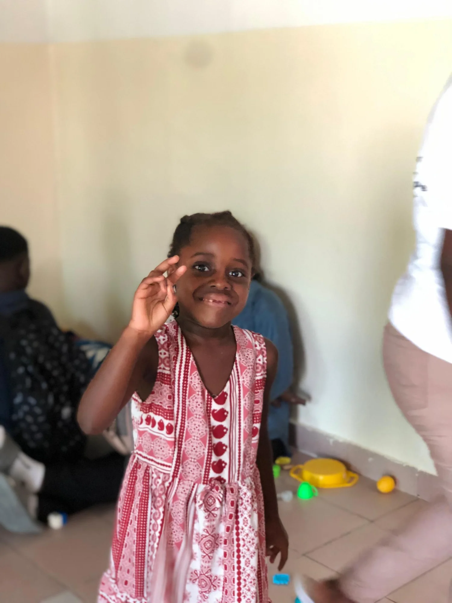 Photo 7 : Visite au village Mwana de Pointe-Noire