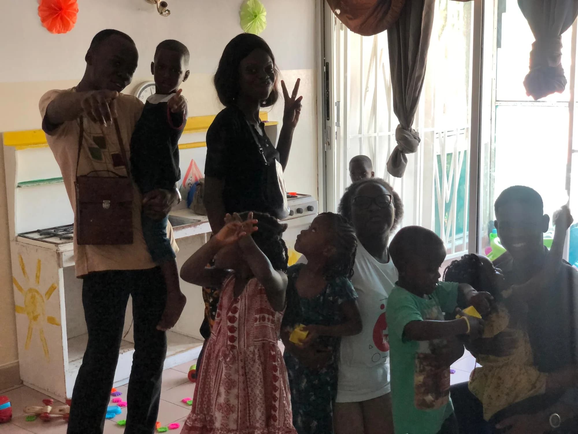 Photo 10 : Visite au village Mwana de Pointe-Noire