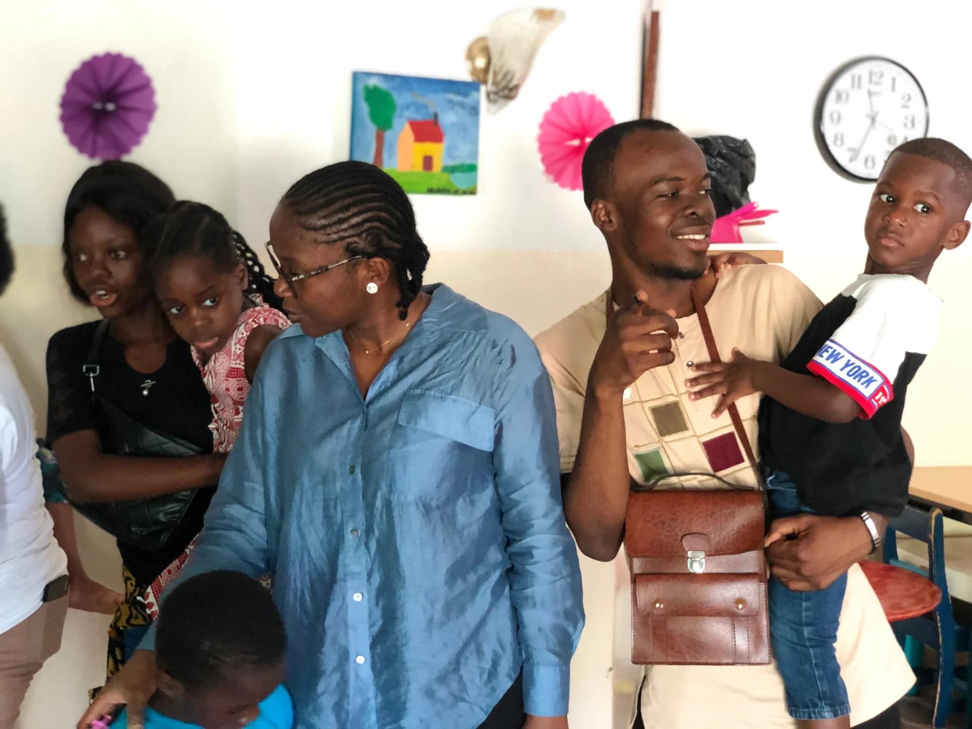 Photo 11 : Visite au village Mwana de Pointe-Noire